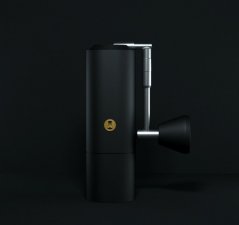 Black manual coffee grinder Timemore Chestnut X serie.