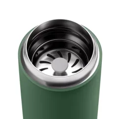 Vaso térmico Fellow Carter Move en verde cargo de 355 ml.