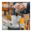 Plastic Clever dripper L with a capacity of 530 ml in a clear design, capable of brewing up to 3 cups of coffee.