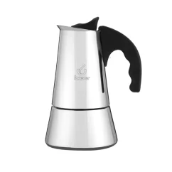 Moka pot Forever Miss Conny for making 4 cups of coffee, suitable for heating on a gas stove.