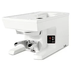 Puqpress M2 58,3 mm presse-café automatique en blanc.
