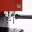 Red domestic single-lever espresso machine Gaggia New Classic EVO.
