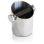 Stainless steel coffee knock box.