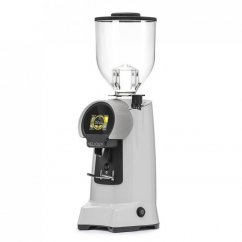 Grey electric espresso grinder Eureka Helios 75.