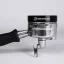 Stainless steel dosing funnel with a diameter of 58 mm for precise dosing of ground coffee.