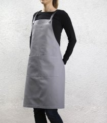 Barista apron grey Colour : Grey