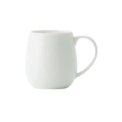 Kaffeetasse mit einem Volumen von 320 ml in Weiß. Kaffeetasse mit einem Volumen von 320 ml in Weiß.