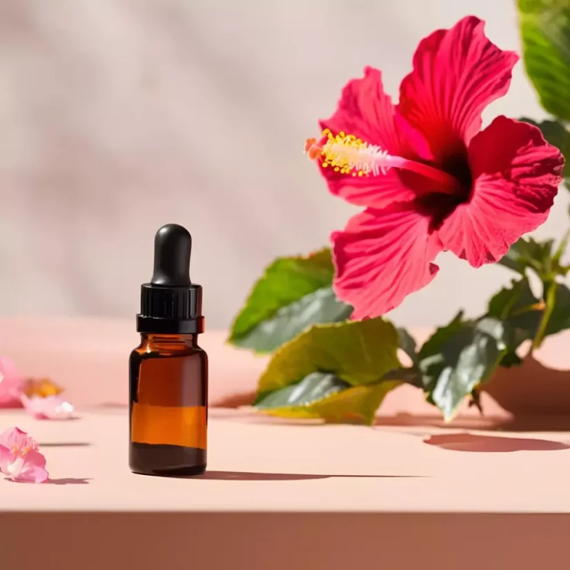L'huile infusée BIO d'hibiscus est un produit 100% naturel qui offre des effets relaxants pour le corps et l'esprit.