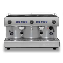 Two-group espresso machine IB7 Standard 2 Gr in black color.