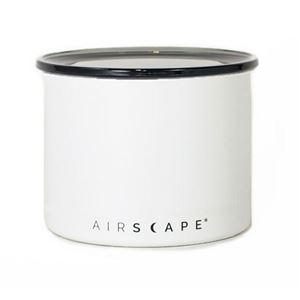 AirScape coffee canister 250g white - airtight stainless steel