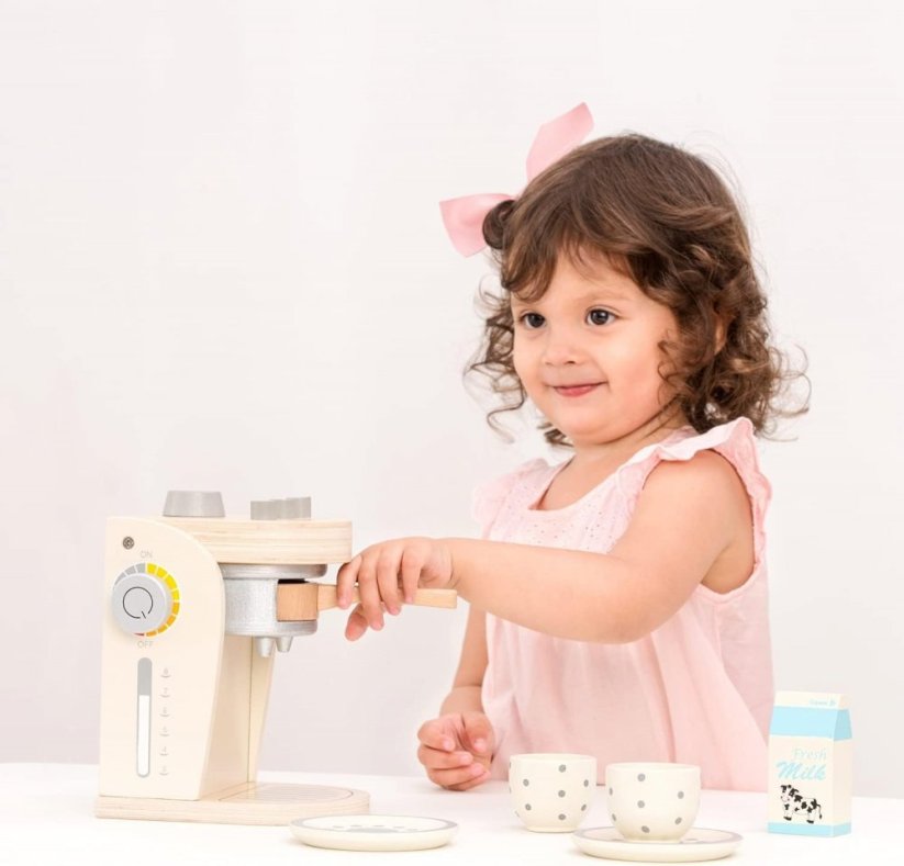 New Classic Toys - machine à café pour enfants blanche