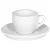 Tasse et soucoupe Rosa, 60 ml, blanche