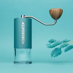Manual C40 MK4 grinder in Alpine Lagoon color