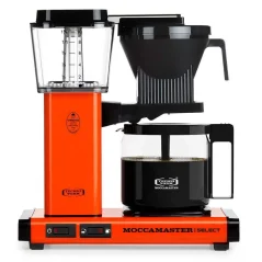 Cafetera de goteo Moccamaster KBG Select Technivorm en color naranja.