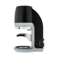 Puqpress Q1 automatic coffee tamper in black finish.