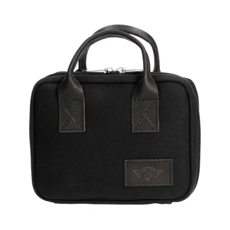 Travel suitcase Comandante C40 in elegant black, ideal for carrying Comandante hand grinders.