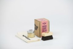 Comandante Wood Care Balm Set, Holzfleeg-Set fir Kaffismillen