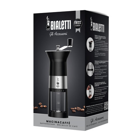 Moulin à café Bialetti PRO Coffee Grinder noir manuel