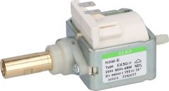 Vibratiounspompel EX5GW 48 W 230 V 50 Hz, ULKA-Pompel mat beiger Kapp a gerifflelem Messeng-Ausgangsstutz