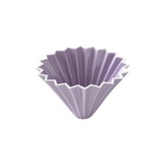 Origami keramický dripper S fialový - japonský porcelánový V60