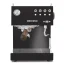 Machine à café Ascaso Steel UNO PID en noir avec éléments en bois, idéale pour la préparation de café espresso à la maison, avec réservoir d'eau.
