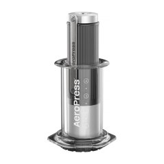 AeroPress Manual Grinder sivý - ručný mlynček na kávu s titánovým povrchom