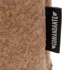 Funda de fieltro negra Comandante C40 Felt Sleeve Cashmere de lana de alta calidad para proteger molinillos de café manuales.