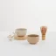 Cappuccino-Tasse Aoomi Sand Mug A06 mit einem Volumen von 200 ml, gefertigt aus hochwertigem Steingut.