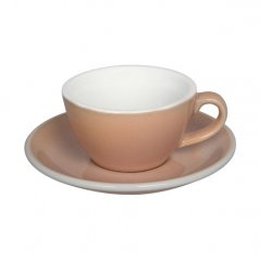 Loveramics Egg - Flat White 150 ml Cup and Saucer  - Rose
