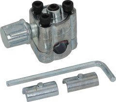 Metall-Punkterventil BPV31 mat dräi Schroufstutzen, bäigeleete Schlësselen a Verbindungshülsen. Metall-Punkterventil BPV31 mat dräi Schroufstutzen, bäigeleete Schlësselen a Verbindungshülsen.