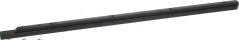 Guides de couverture, gauche, 650x25 mm, laang schwaarz Plastikleiste vum Deckelféierer, riicht Profil mat länglecher Rille Guides de couverture, gauche, 650x25 mm, laang schwaarz Plastikleiste vum Deckelféierer, riicht Profil mat länglecher Rille