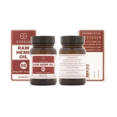 Endoca RAW CBD capsules 15%, 1500 mg