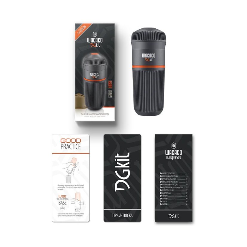 Contents of the Wacaco DG Kit for Nanopresso.