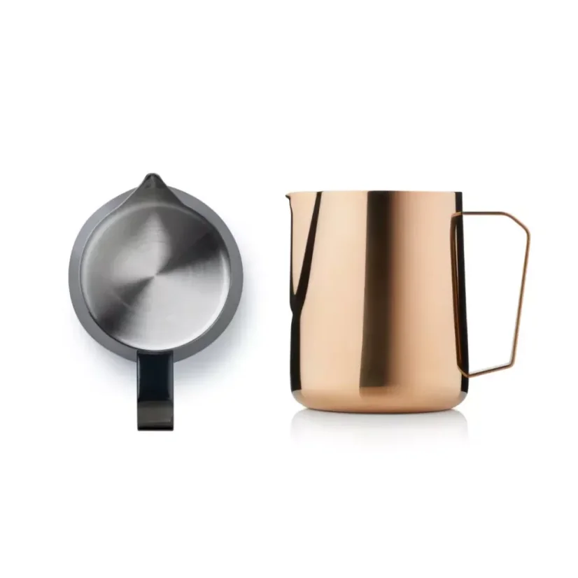 Professionelle Milchkanne Barista & Co Pro in Kupferausführung. Fassungsvermögen 400 ml.