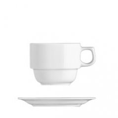 white Prague latte cup