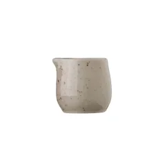Gray milk jug for warm milk.