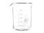 Tasse en verre basse d'une contenance de 600 ml sur fond blanc.