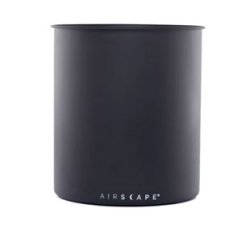 AirScape coffee canister 1 kg matte black - airtight stainless steel