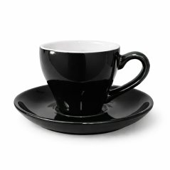 Biebri Cappuccino Taass mat Ënnertass Tulip