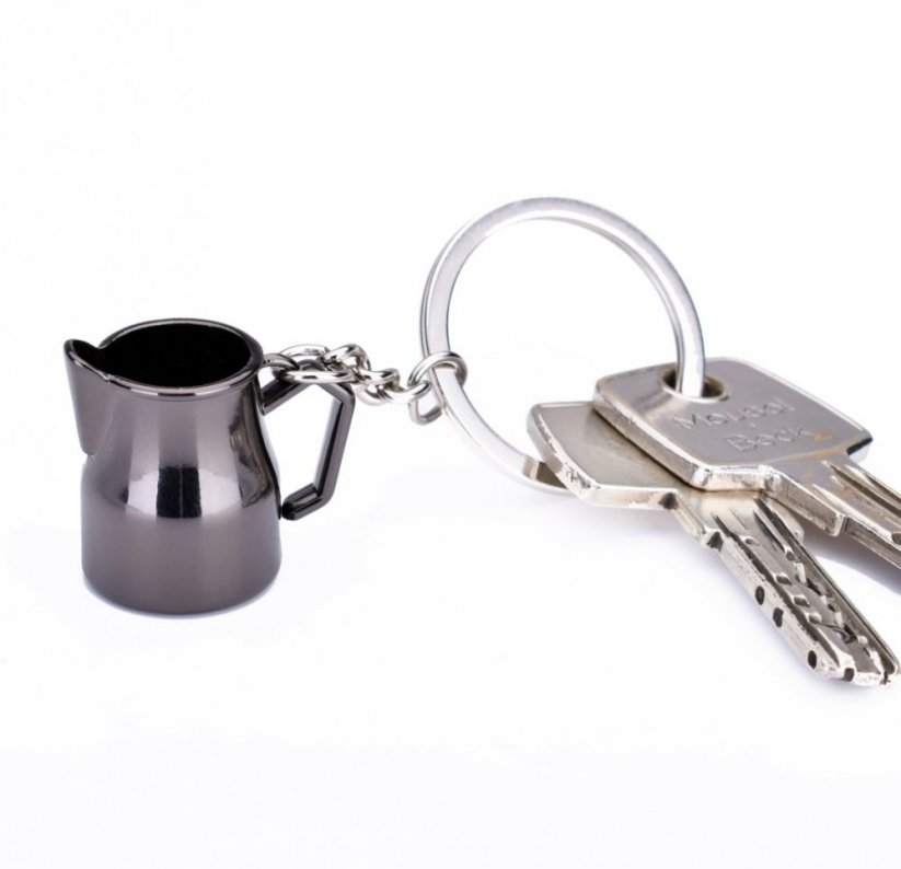 JoeFrex obesek za ključe s črnim čajnikom
