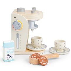 New Classic Toys - Machine à café pour enfants blanche