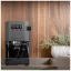 Grey domestic single-boiler espresso machine.