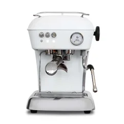 Macchina per caffè espresso domestica Ascaso Dream ONE in color Cloud White con alta pressione di 20 bar per un espresso perfetto.