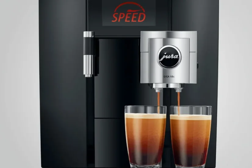 Préparation rapide des boissons grâce à la fonction Speed.