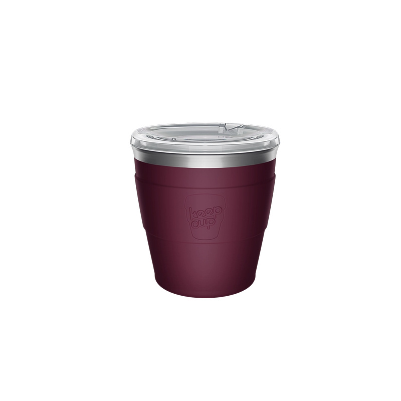 Cana termo KeepCup Thermal Quicksip MERLOT cu o capacitate de 177 ml.