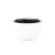 White porcelain cupping bowl on a white background