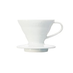 Weißer Keramik-Dripper V60-01.