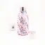 Termo vaso Asobu Urban Water Bottle Floral blanco con capacidad de 460 ml y diseño floral.