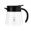 Balta nerūdijančio plieno termosinė puodelis Hario Insulated Server V60-02, 600 ml talpos, specialiai sukurtas kavos mėgėjams.