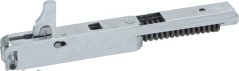 Uewendier-Scharnéier mat festem Stëft, Whirlpool C00083113, Metallscharnéier mat Fieder a gezänte Segment.